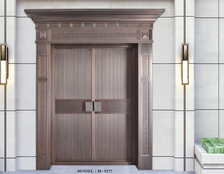 别墅纯铜门厂家教你如何选购真铜门