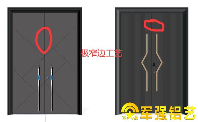 铸铝门盖边之极窄边 —— 美观精致之选